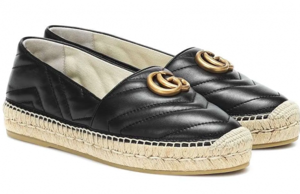 Espadril dengan Bahan Kulit yang Mewah